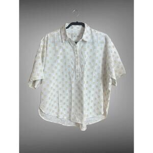 Loft NWT Clip Everyday Henley Dolman Shirt  Medium